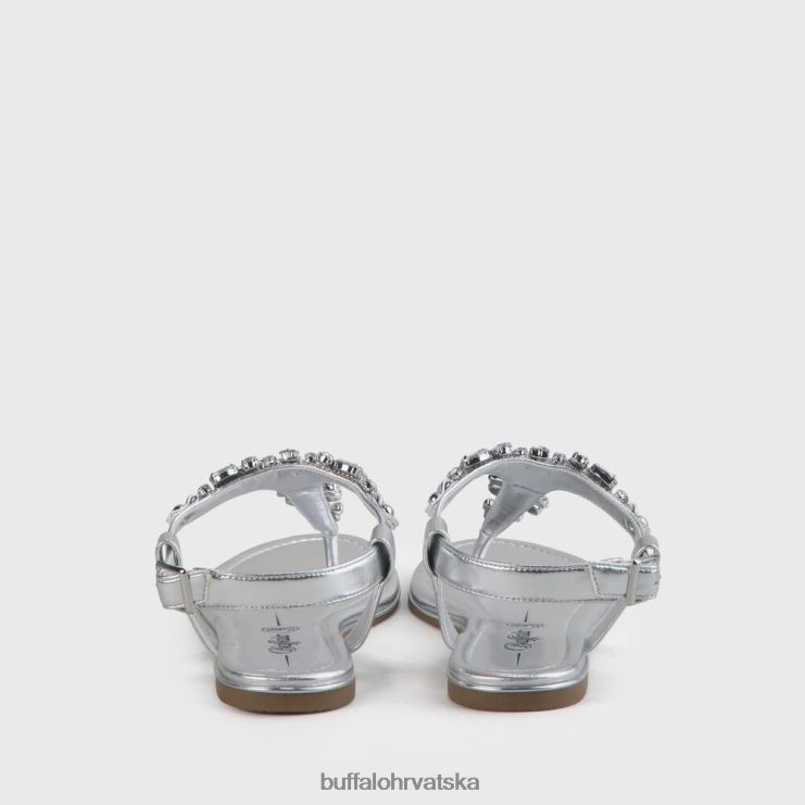 srebro Buffalo rhonda veganske sandale |sandale TDD6T93